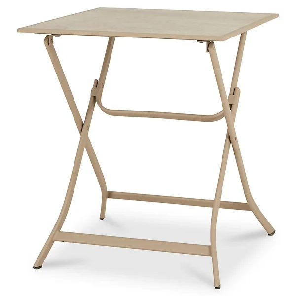 Castorama Table De Jardin Métal Carrée Blooma Aronie Sable 62,5 X 62,5 Cm Livraison internationale 1