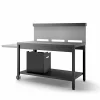 Promotio de vente Castorama Table Roulante Crédence Forge Adour En Acier 5