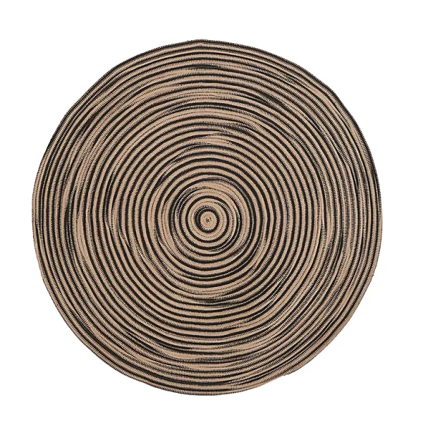 Castorama Tapis GoodHome Beige Et Noir ø150 Cm mode 1