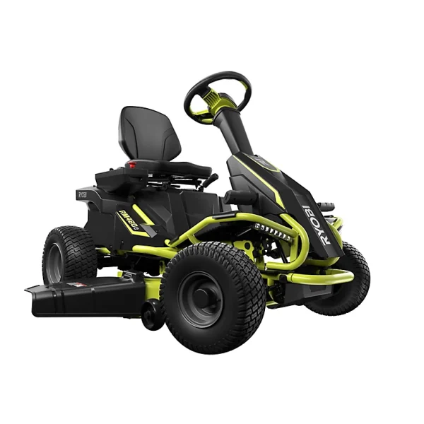 a Prix Discount Castorama Tondeuse Autoportée à éjection Latérale Ryobi 48V 96cm 1
